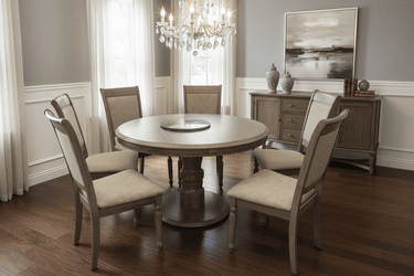 Venice Dining Suite 6 Seater - Bright Grey at Online8 Furniture Auckland NZ