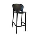 Verona Indoor/Outdoor Barstool - Black at Online8 Furniture Auckland NZ