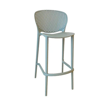 Verona Indoor/Outdoor Barstool - Moss Grey at Online8 Furniture Auckland NZ