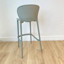 Verona Indoor/Outdoor Barstool - Moss Grey at Online8 Furniture Auckland NZ