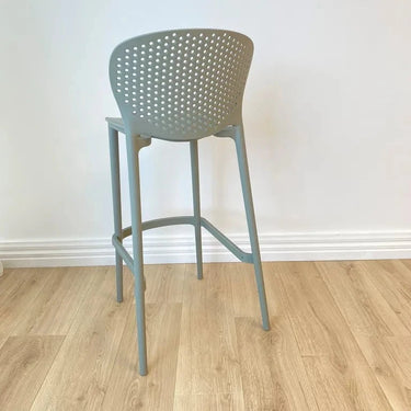 Verona Indoor/Outdoor Barstool - Moss Grey at Online8 Furniture Auckland NZ