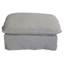 Villa Slip Cover Corner Suite - Ottoman - Salt & Pepper at Online8 Furniture Auckland NZ