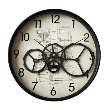 Vintage Car with Gear Clock at Online8 Furniture Auckland NZ