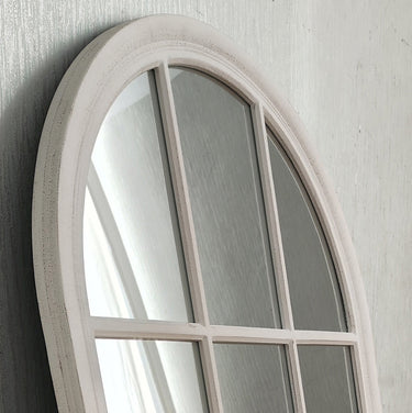Vintage Cream Church Window Mirror at Online8 Furniture Auckland NZ
