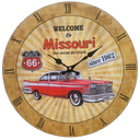 Vintage Muscle Car Clock - 34Cm at Online8 Furniture Auckland NZ