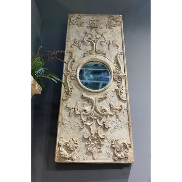 Vintage Porthole Outdoor Mirror - Antique Marble at Online8 Furniture Auckland NZ