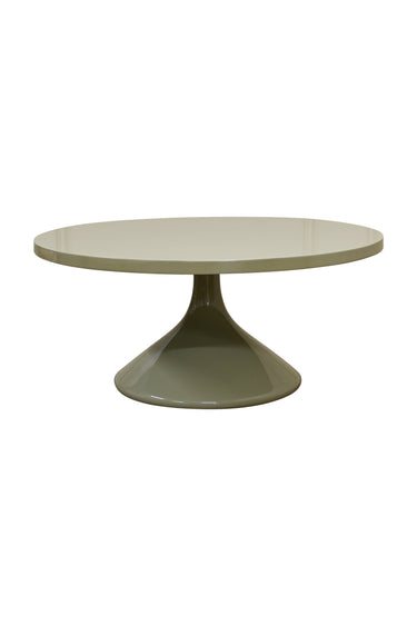 VISTA Reed Coffee Table - Organic Sage Gloss at Online8 Furniture Auckland NZ