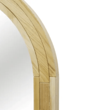 Vivi Wall Wooden Mirror - Natural at Online8 Furniture Auckland NZ