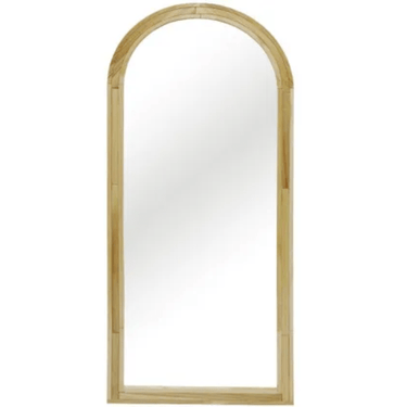 Vivi Wall Wooden Mirror - Natural at Online8 Furniture Auckland NZ