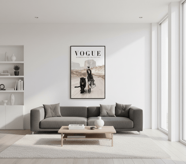 Vogue Black Panther Canvas Wall Art at Online8 Furniture Auckland NZ
