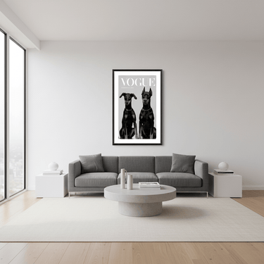 Vogue Glass Framed Print at Online8 Furniture Auckland NZ