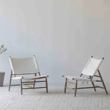 Wabi-Sabi Oka Canvas Lazy Chair at Online8 Furniture Auckland NZ