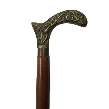 Walking Stick - Brass Ornate at Online8 Furniture Auckland NZ