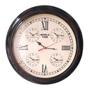 Wall Clock World Timer |5 Times| at Online8 Furniture Auckland NZ