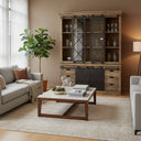 Industrial Wall Unit with Sliding Barn Doors at Online8 Furniture Auckland NZ