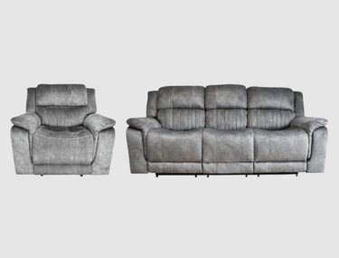 Redford Fabric Recliner Sofa - 3RR+R at Online8 Furniture Auckland NZ