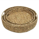 Water Hyacinch set/3 Trays Round at Online8 Furniture Auckland NZ