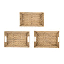 Water Hyacinth Tray Set of 3 at Online8 Furniture Auckland NZ