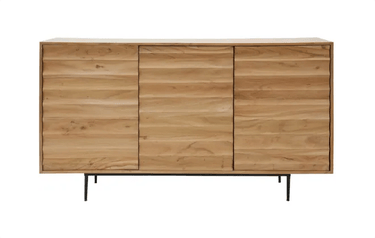 Wave 3 Door Sideboard - Natural at Online8 Furniture Auckland NZ