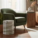 Waves MGO Stool – Jade Marble at Online8 Furniture Auckland NZ