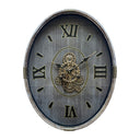 Whitcomb Ovel Real Clock - Gray at Online8 Furniture Auckland NZ