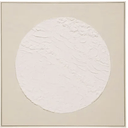 White moon Textured Art - Natural Frame at Online8 Furniture Auckland NZ