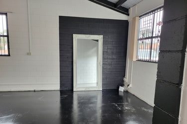 White Ornate Bevelled Floor Mirror Large at Online8 Furniture Auckland NZ