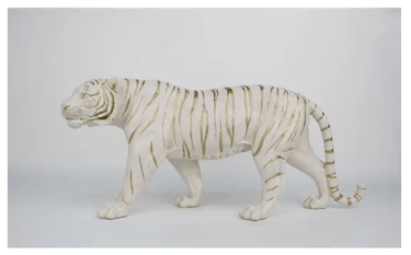 White Tiger Statue - 53Cm at Online8 Furniture Auckland NZ