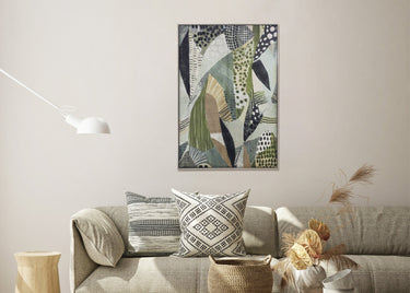 Wilderness Hand Printed Framed Canvas Wall Art at Online8 Furniture Auckland NZ