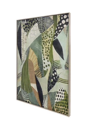 Wilderness Hand Printed Framed Canvas Wall Art at Online8 Furniture Auckland NZ