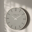 Williams & Sons Light Grey Wall Clock at Online8 Furniture Auckland NZ