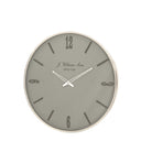 Williams & Sons Light Grey Wall Clock at Online8 Furniture Auckland NZ