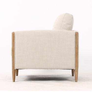Willow Armchair - Linen & Oak at Online8 Furniture Auckland NZ