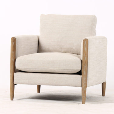 Willow Armchair - Linen & Oak at Online8 Furniture Auckland NZ