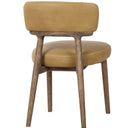 Willow Dining Chair - Ginger Leather at Online8 Furniture Auckland NZ