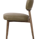 Willow Dining Chair - Olive Leather at Online8 Furniture Auckland NZ