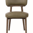 Willow Dining Chair - Olive Leather at Online8 Furniture Auckland NZ