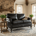 Winchester 2 Seater Sofa - Belon Black at Online8 Furniture Auckland NZ