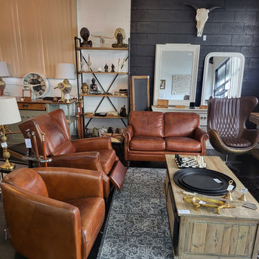 Winchester 2 Seater Sofa - Vintage Cigar at Online8 Furniture Auckland NZ