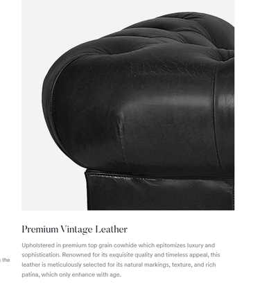 Windsor 2 Seater Leather Chesterfield Sofa at Online8 Furniture Auckland NZ