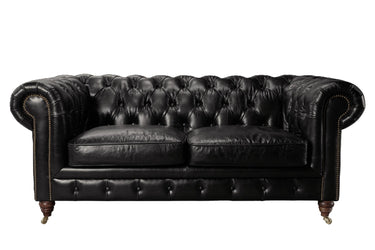 Windsor 2 Seater Leather Chesterfield Sofa at Online8 Furniture Auckland NZ