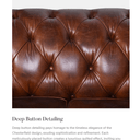 Windsor 2 Seater Leather Chesterfield Sofa at Online8 Furniture Auckland NZ