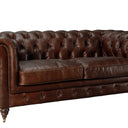 Windsor 2 Seater Leather Chesterfield Sofa at Online8 Furniture Auckland NZ