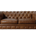 Windsor 2 Seater Leather Chesterfield Sofa at Online8 Furniture Auckland NZ