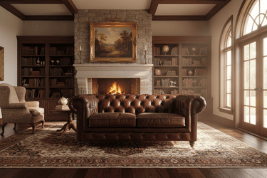 Windsor 2 Seater Leather Chesterfield Sofa at Online8 Furniture Auckland NZ