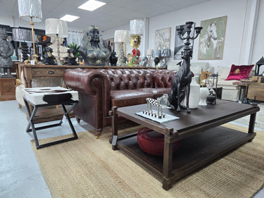 Windsor 2 Seater Leather Chesterfield Sofa at Online8 Furniture Auckland NZ