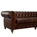 Windsor 3.5 Seater Leather Chesterfield Sofa at Online8 Furniture Auckland NZ