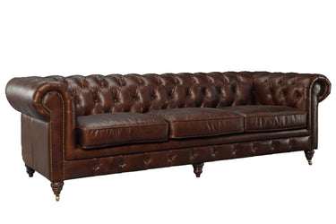 Windsor 3.5 Seater Leather Chesterfield Sofa at Online8 Furniture Auckland NZ