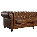Windsor 3.5 Seater Leather Chesterfield Sofa at Online8 Furniture Auckland NZ