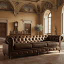 Windsor 3.5 Seater Leather Chesterfield Sofa at Online8 Furniture Auckland NZ